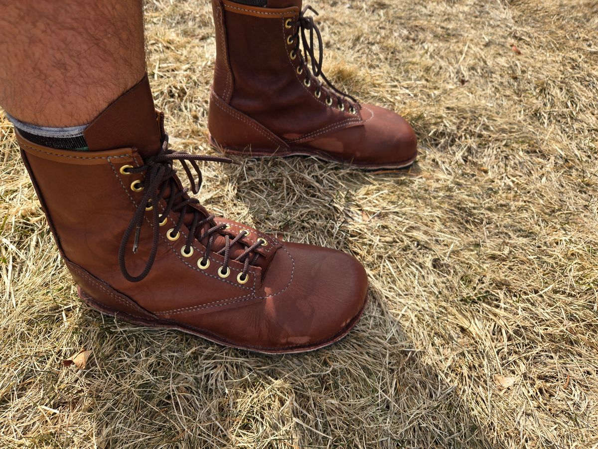 Photo by Amess923 on March 13, 2025 of the Self-Made Barefoot Boot in Chap.