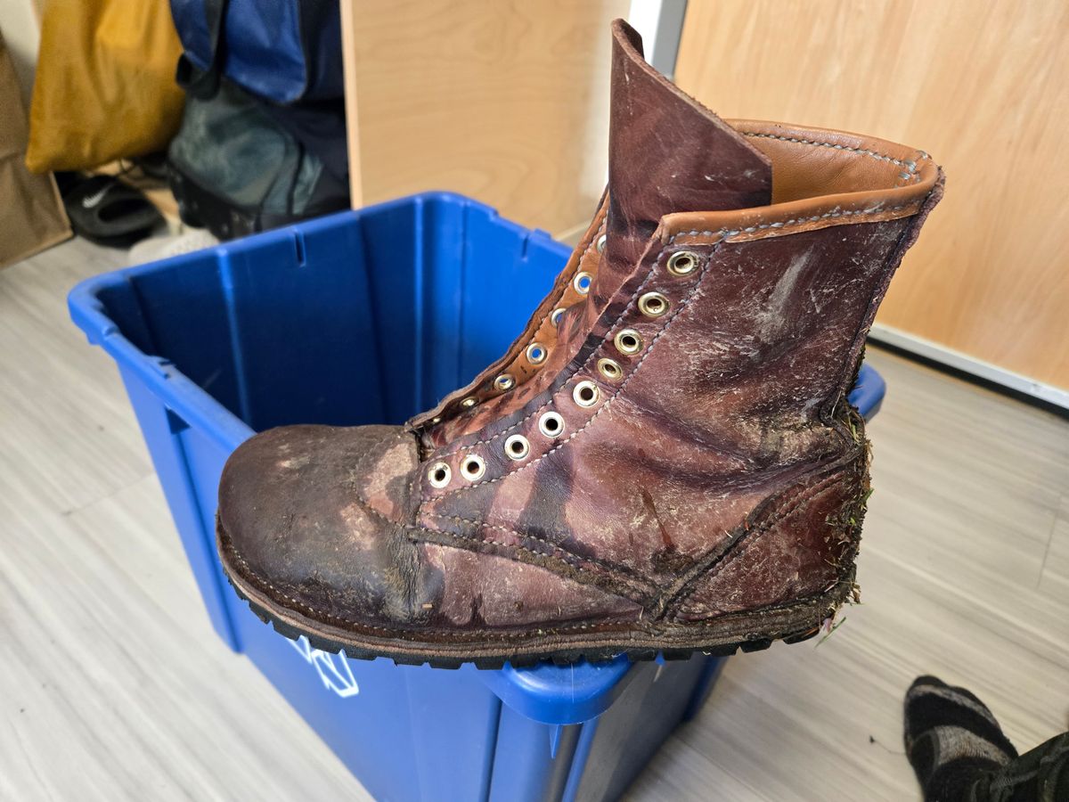 Photo by Amess923 on April 12, 2025 of the Self-Made Barefoot Boot in Chap.