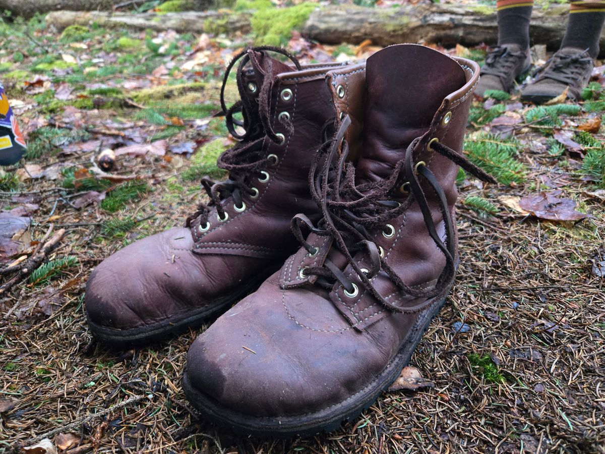 Photo by Amess923 on April 19, 2025 of the Self-Made Barefoot Boot in Chap.