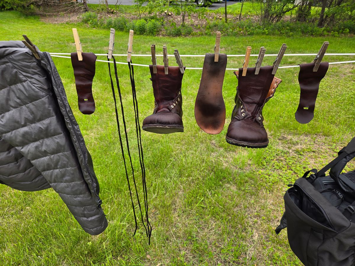 Photo by Amess923 on May 25, 2025 of the Self-Made Barefoot Boot in Chap.