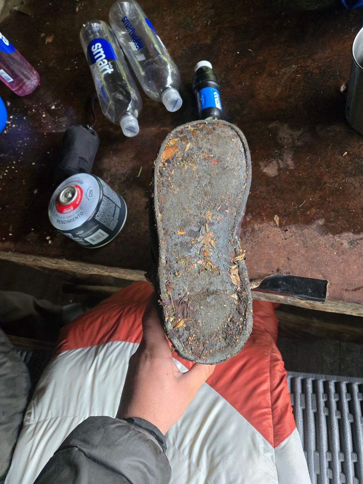 Photo by Amess923 on May 24, 2025 of the Self-Made Barefoot Boot in Chap.