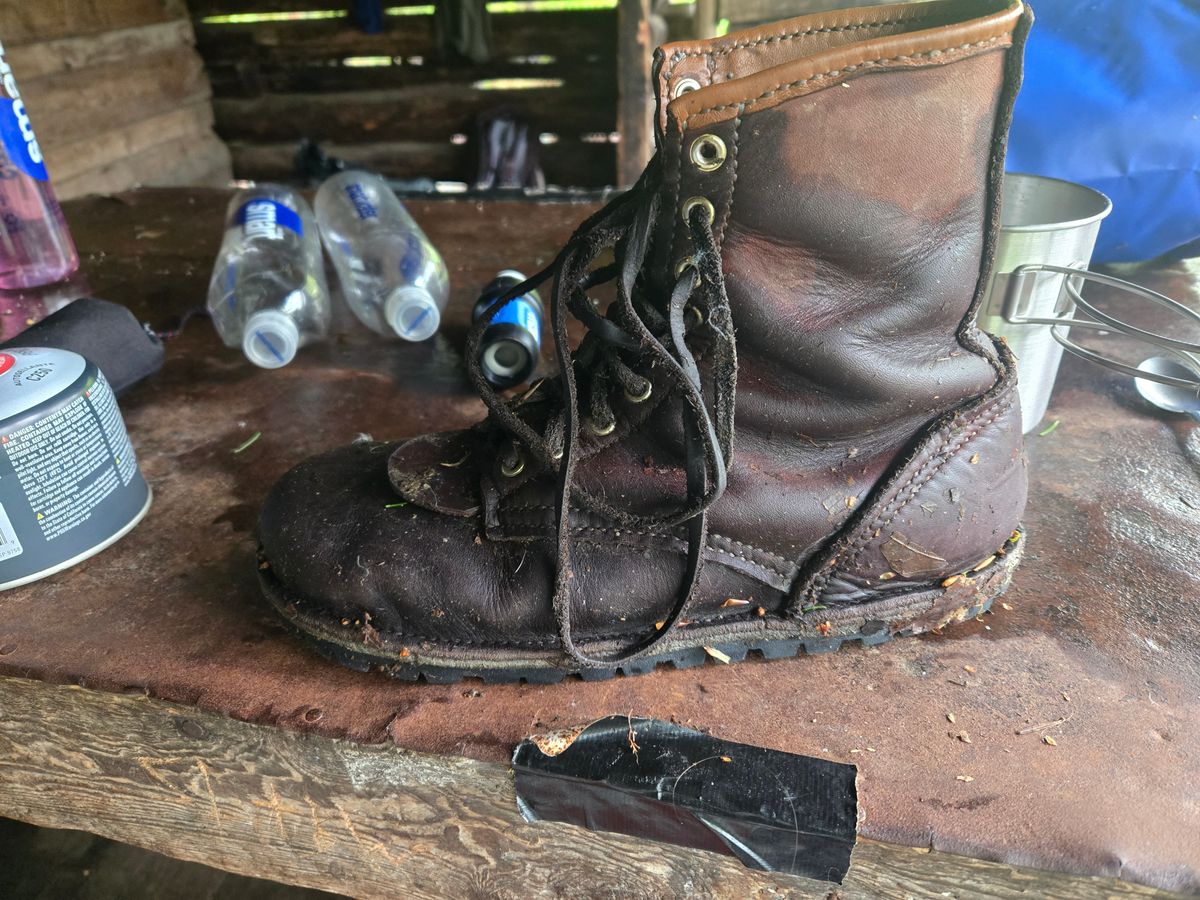 Photo by Amess923 on May 24, 2025 of the Self-Made Barefoot Boot in Chap.