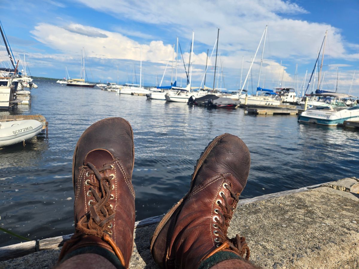 Photo by Amess923 on June 19, 2025 of the Self-Made Barefoot Boot in Chap.