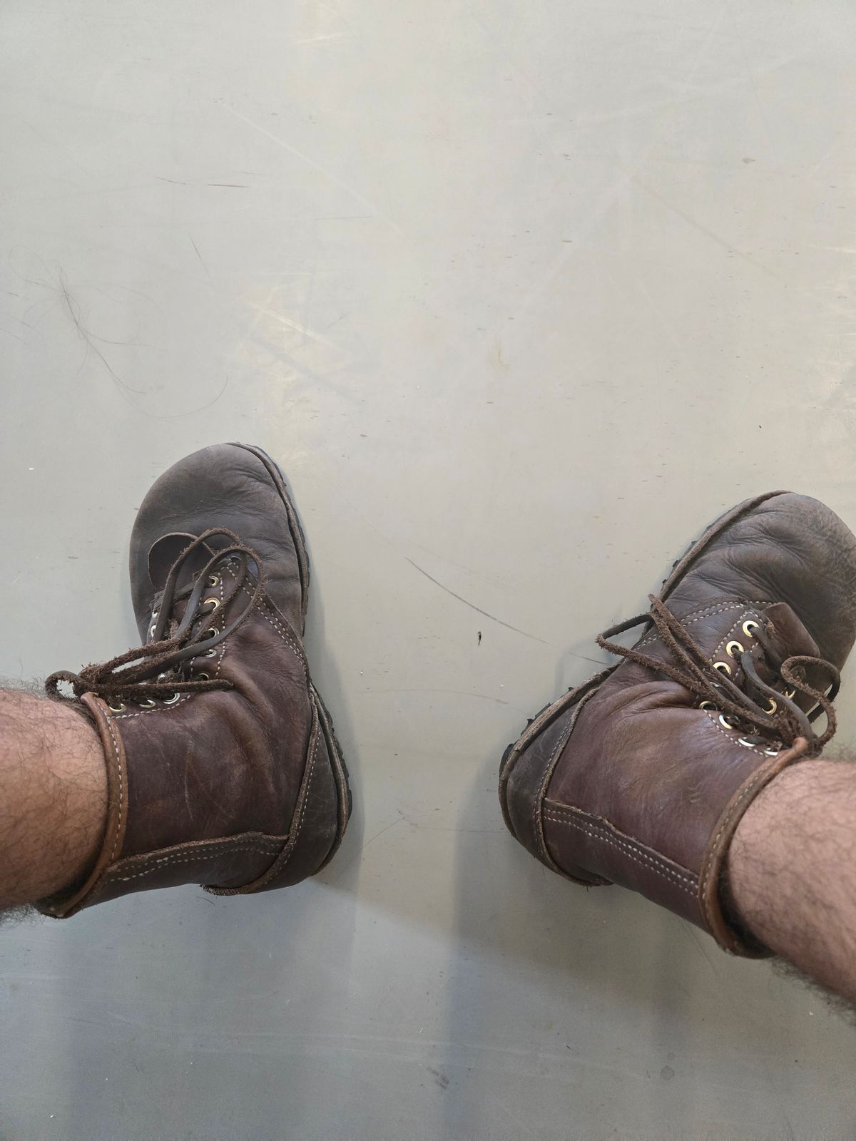 Photo by Amess923 on July 29, 2025 of the Self-Made Barefoot Boot in Chap.
