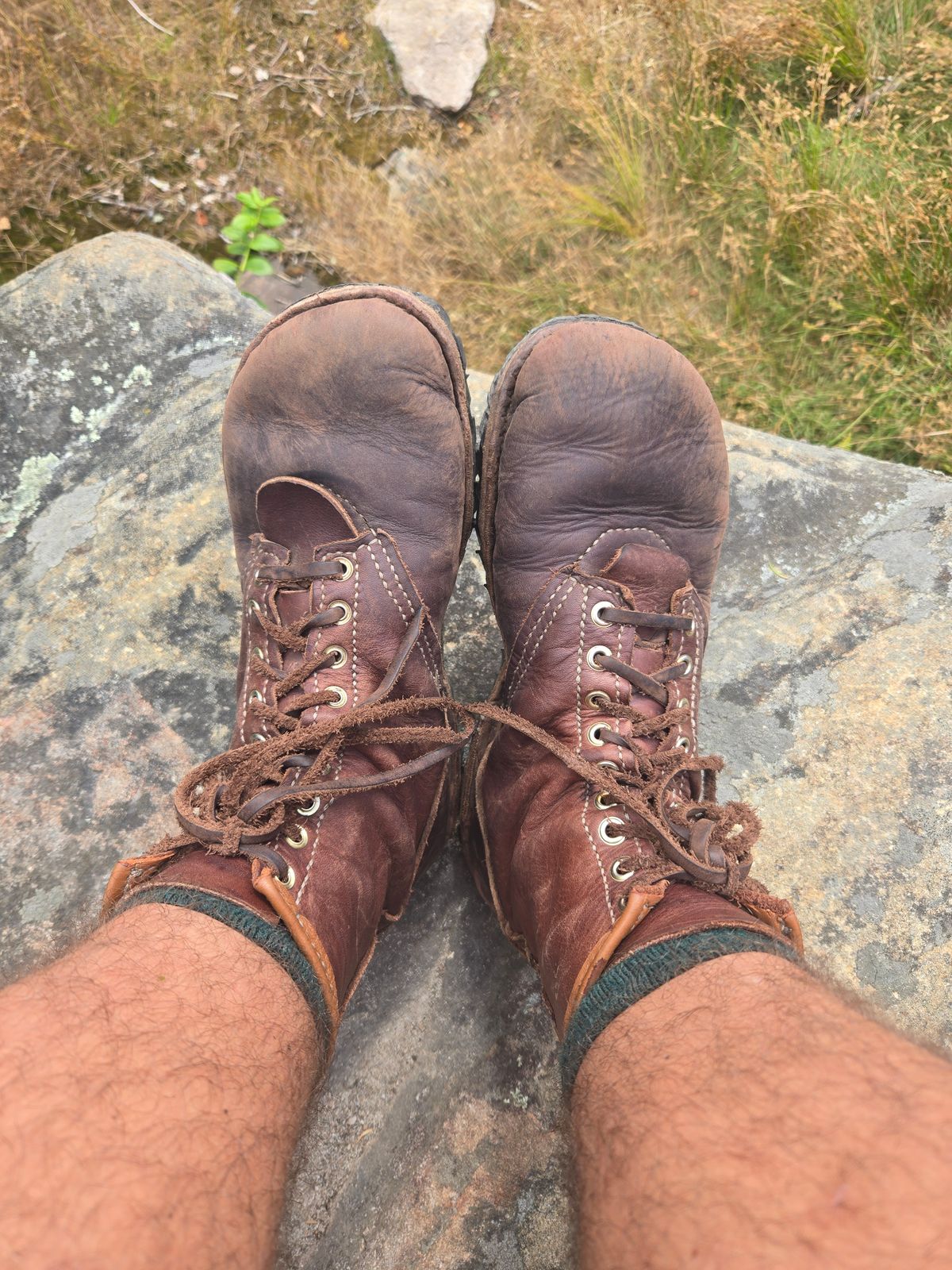 Photo by Amess923 on August 16, 2025 of the Self-Made Barefoot Boot in Chap.
