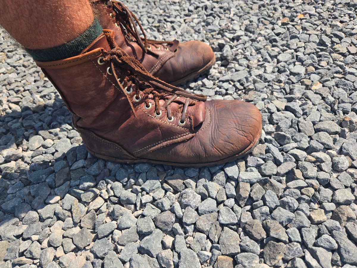 Photo by Amess923 on August 16, 2025 of the Self-Made Barefoot Boot in Chap.
