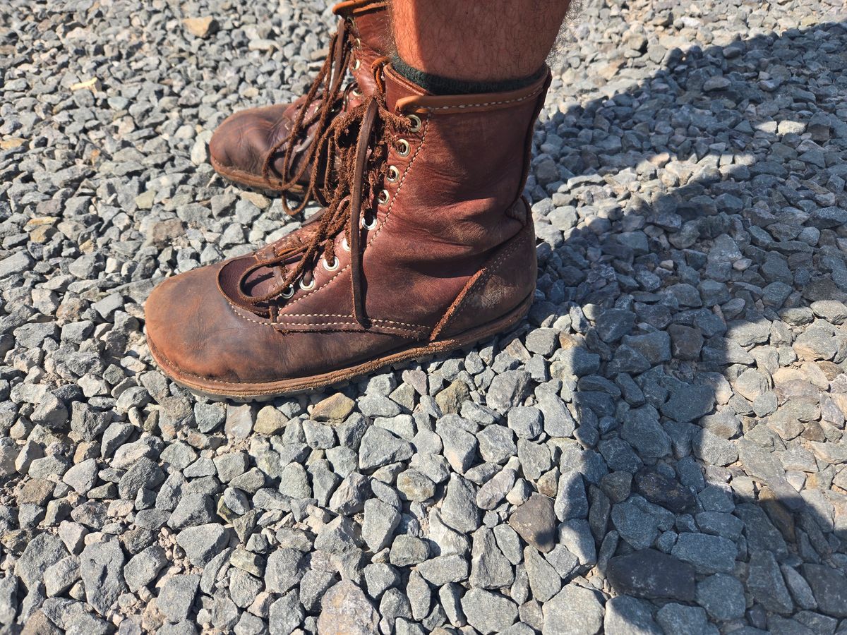 Photo by Amess923 on August 16, 2025 of the Self-Made Barefoot Boot in Chap.