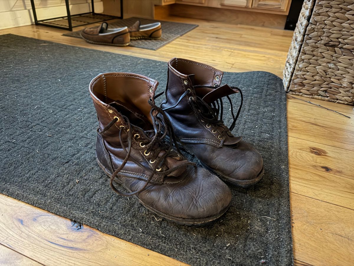 Photo by Amess923 on March 22, 2026 of the Self-Made Barefoot Boot in Chap.