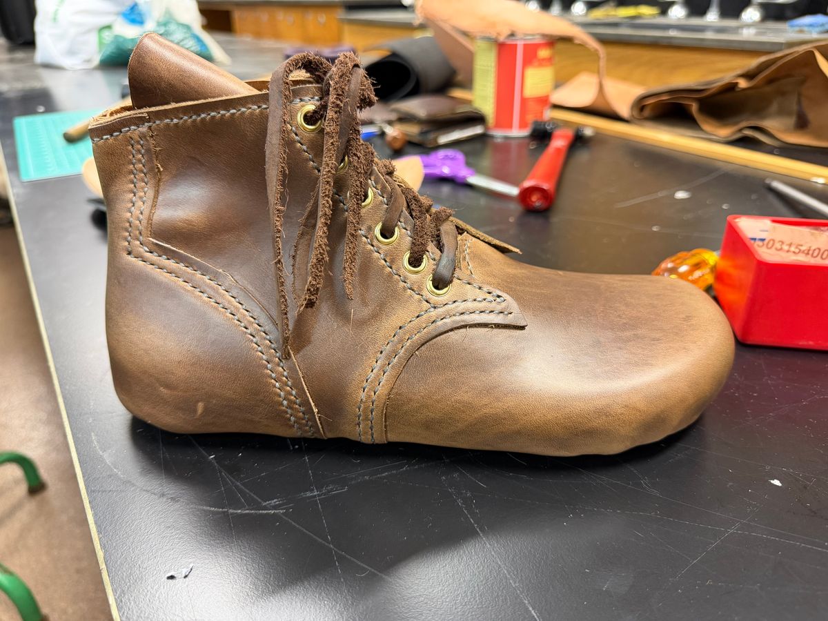 Photo by Amess923 on October 18, 2025 of the Self-Made Service Boot in Horween Natural Chromexcel.