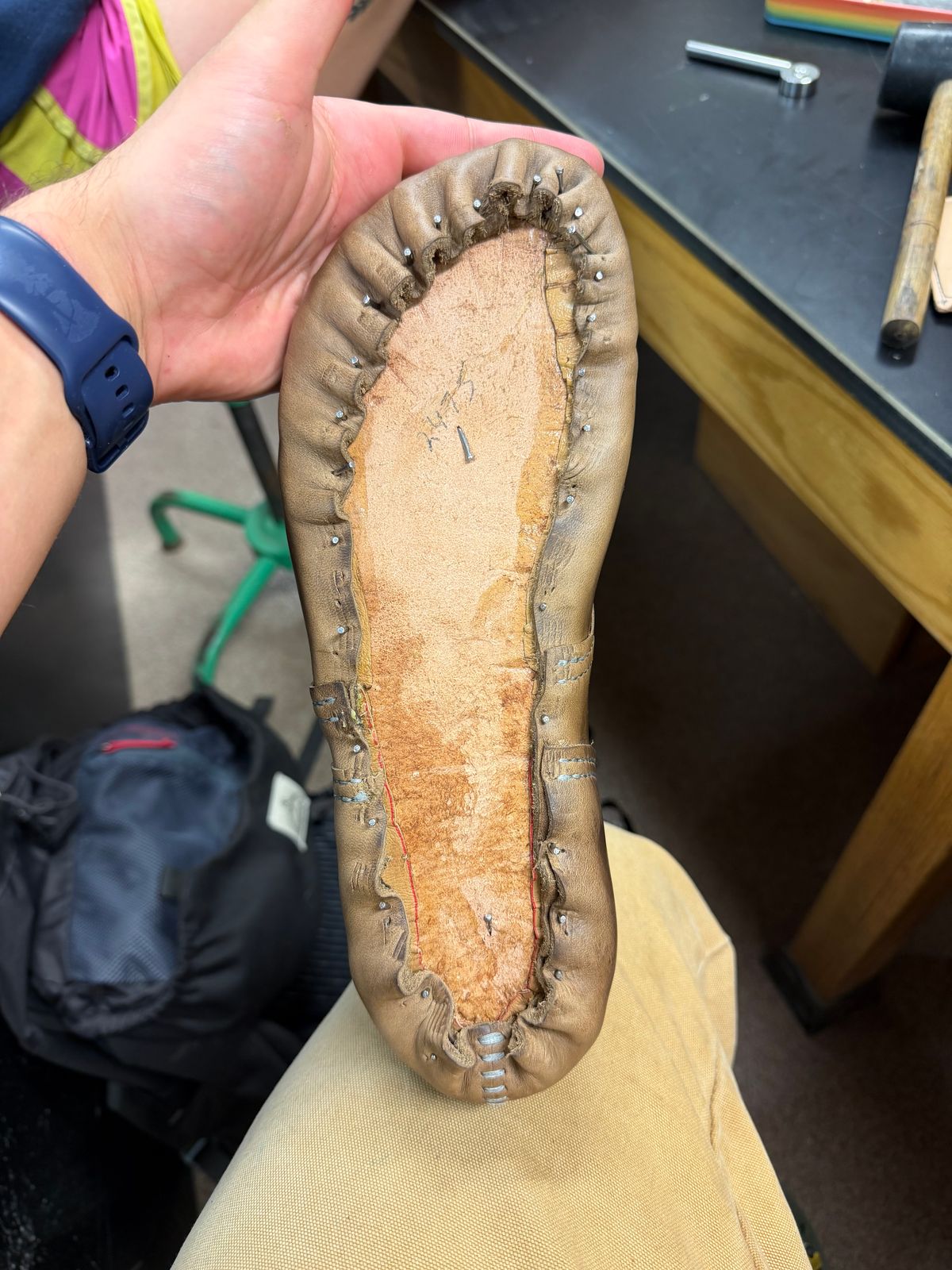 Photo by Amess923 on October 18, 2025 of the Self-Made Service Boot in Horween Natural Chromexcel.