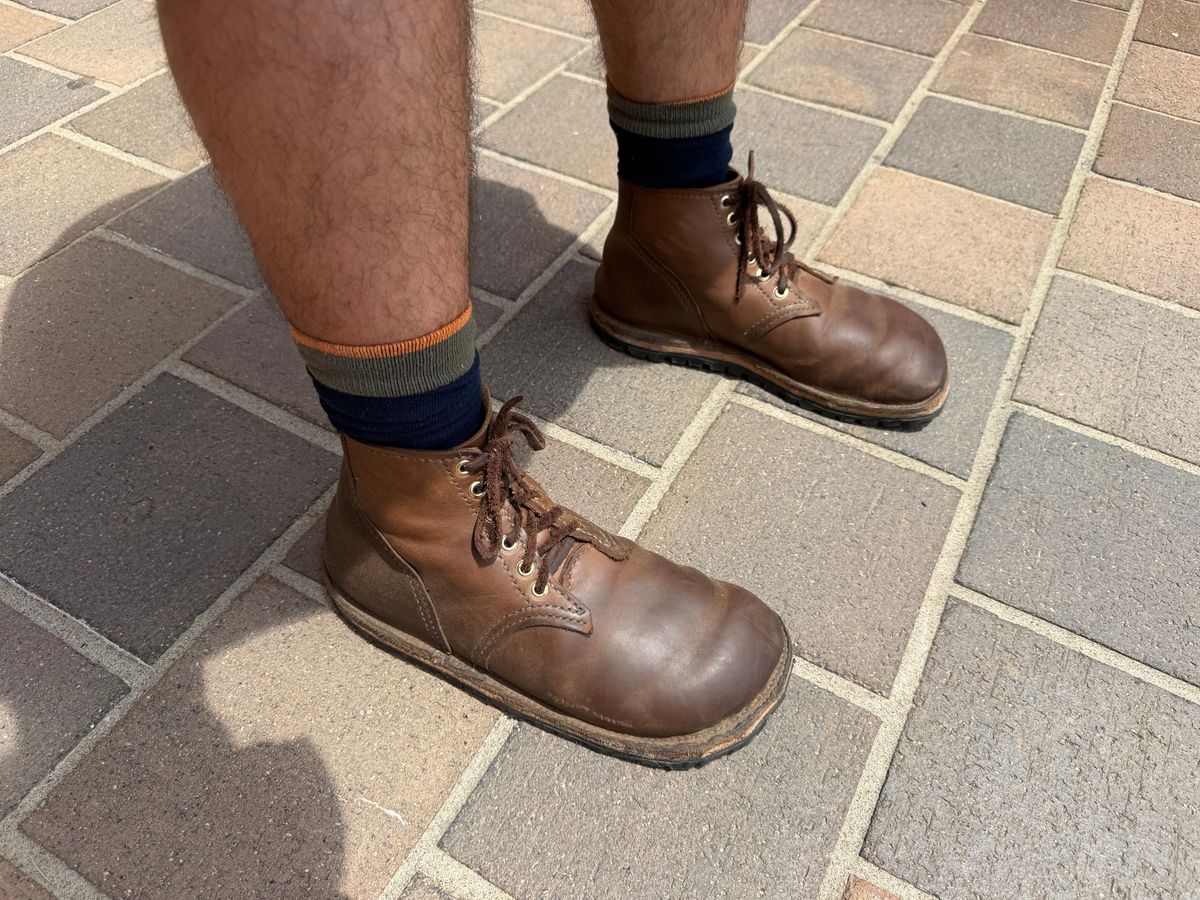 Photo by Amess923 on June 13, 2026 of the Self-Made Service Boot in Horween Natural Chromexcel.