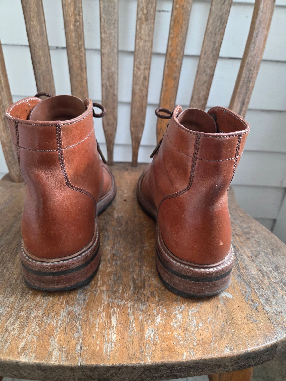 Photo by philosophersboots on January 5, 2026 of the Parkhurst The Delaware in Maryam Natural Horsebutt.