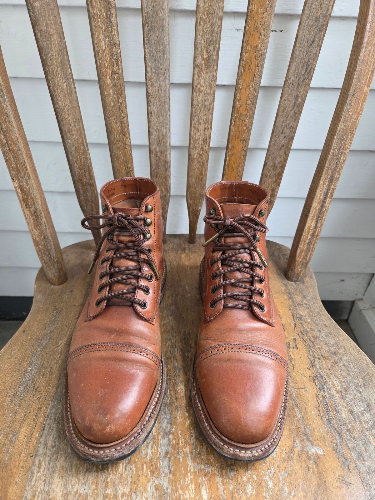 Photo by philosophersboots on March 5, 2026 of the Parkhurst The Delaware in Maryam Natural Horsebutt.