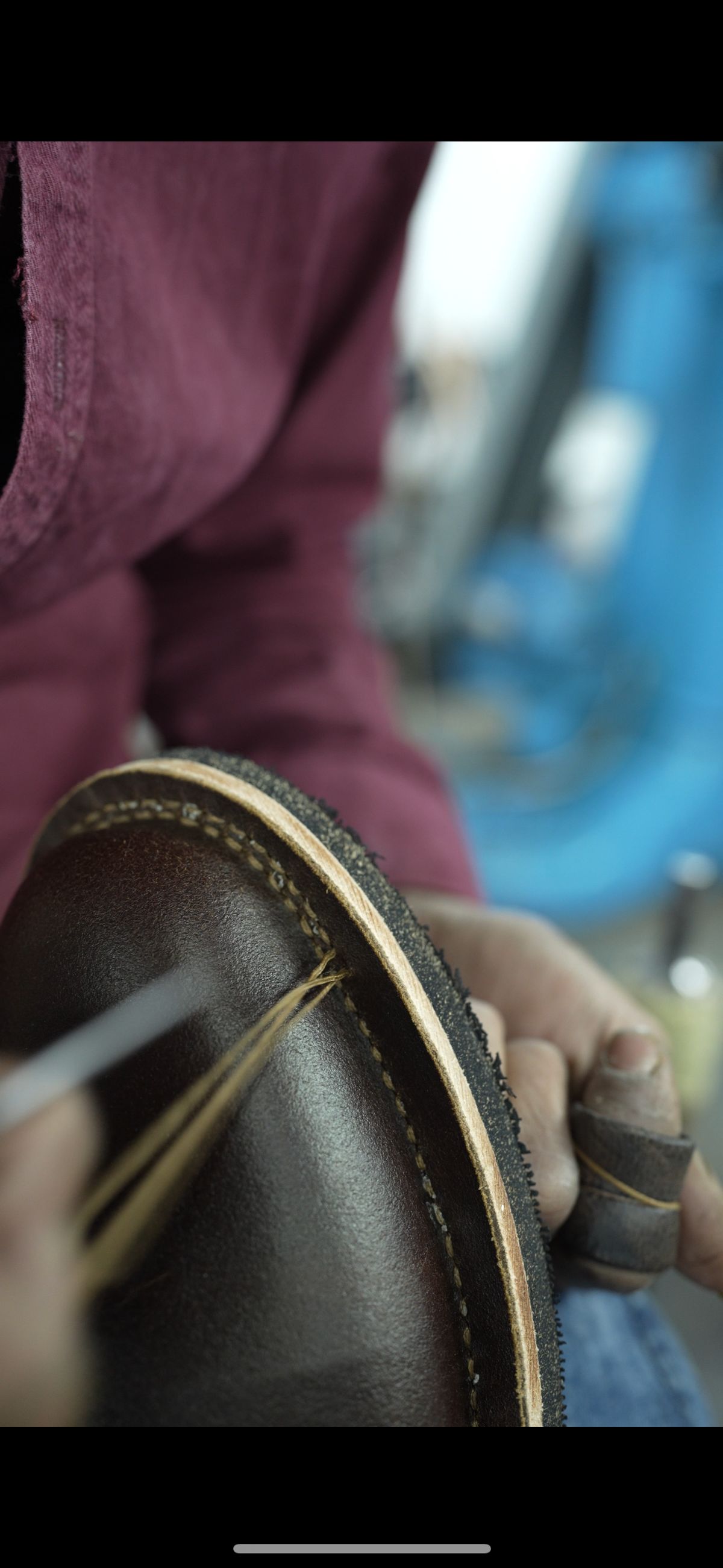 Photo by heritagefanatic on March 26, 2025 of the Craft & Glory Prototype Service Boot in Horween Cinnamon Waxed Flesh.