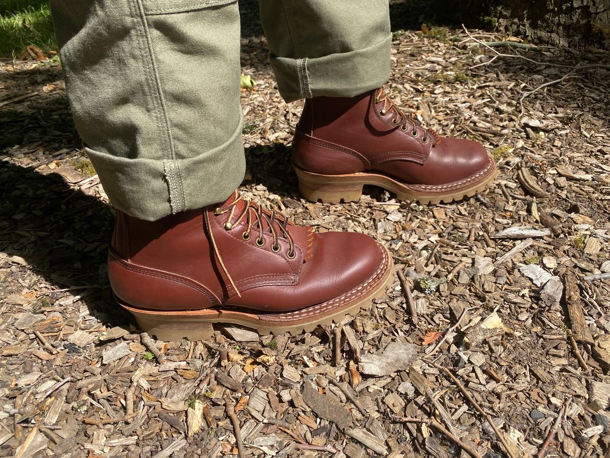 Photo by geckotrekker on July 2, 2025 of the White's Hunter in Seidel Red Dog Oil Tan.