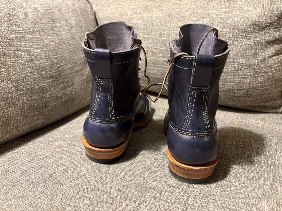 Photo by geckotrekker on December 3, 2025 of the White's Bounty Hunter in Maryam Navy Horsehide.