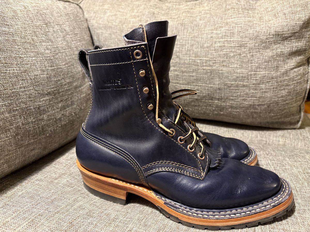 Photo by geckotrekker on December 3, 2025 of the White's Bounty Hunter in Maryam Navy Horsehide.