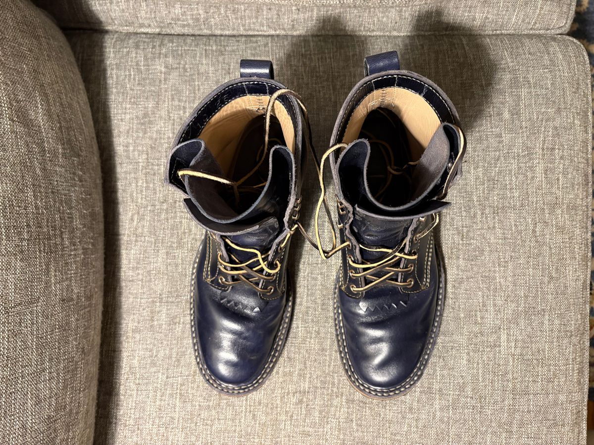 Photo by geckotrekker on December 3, 2025 of the White's Bounty Hunter in Maryam Navy Horsehide.