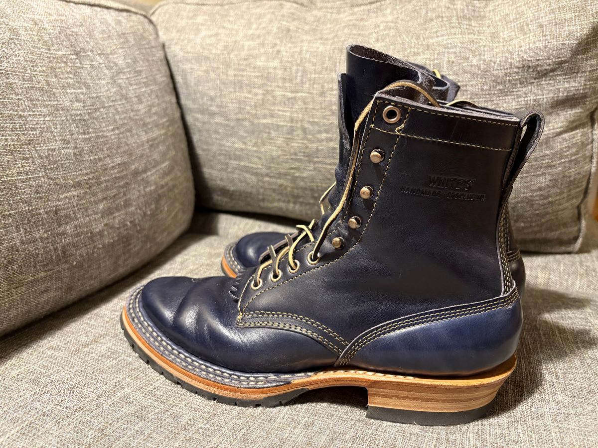 Photo by geckotrekker on December 3, 2025 of the White's Bounty Hunter in Maryam Navy Horsehide.