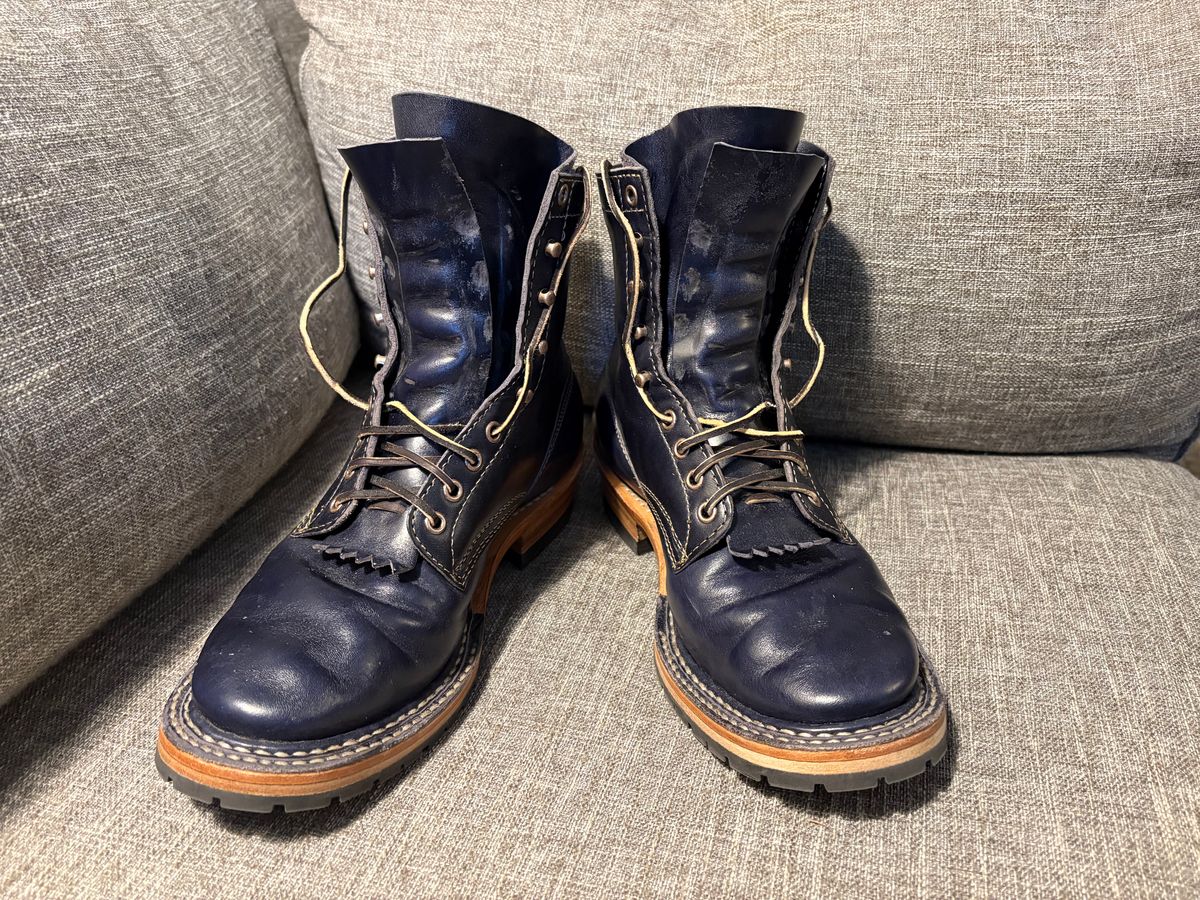 Photo by geckotrekker on January 5, 2026 of the White's Bounty Hunter in Maryam Navy Horsehide.