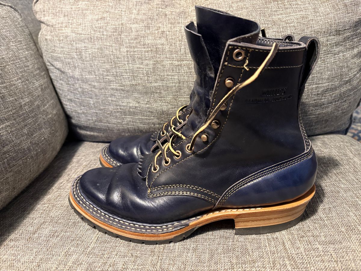 Photo by geckotrekker on January 5, 2026 of the White's Bounty Hunter in Maryam Navy Horsehide.