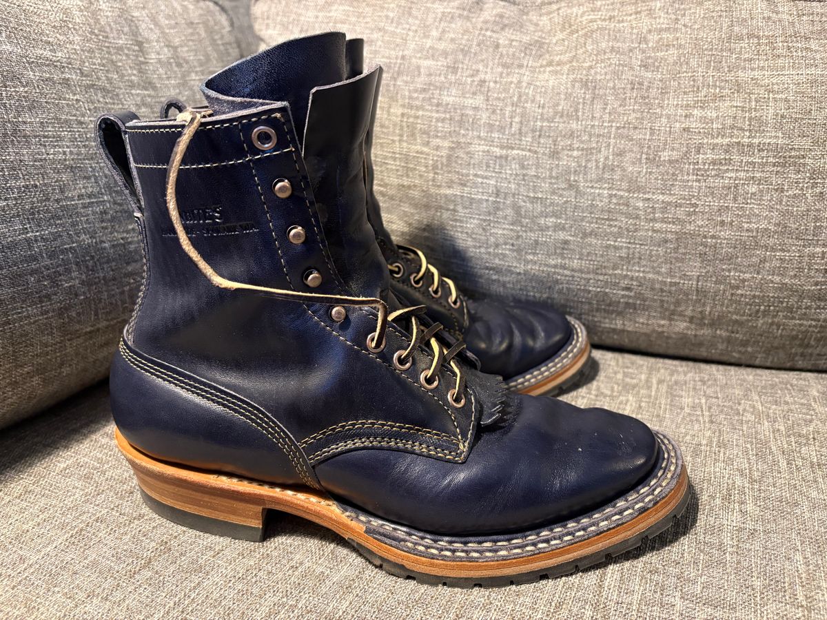 Photo by geckotrekker on January 5, 2026 of the White's Bounty Hunter in Maryam Navy Horsehide.