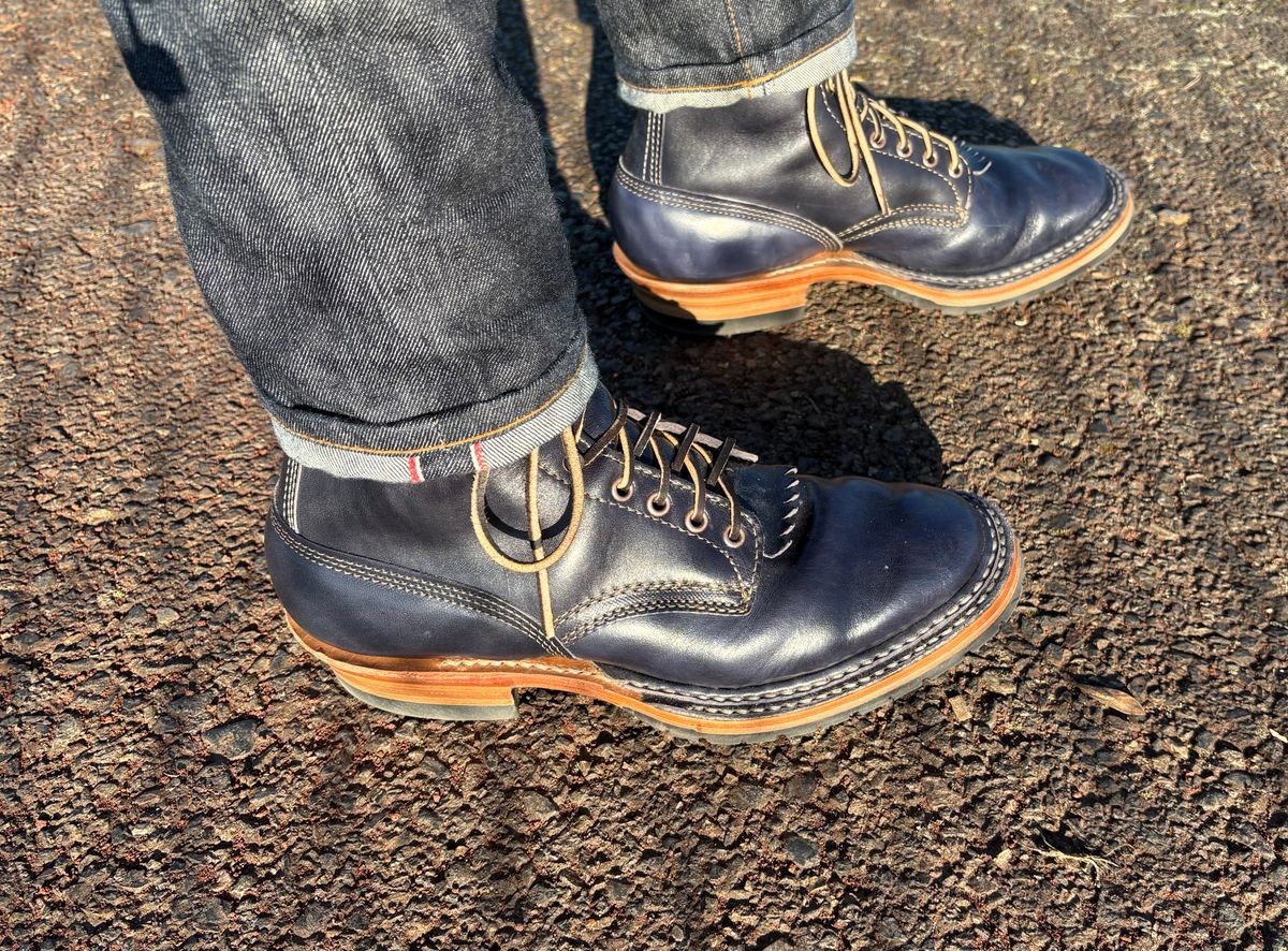 Photo by geckotrekker on January 13, 2026 of the White's Bounty Hunter in Maryam Navy Horsehide.