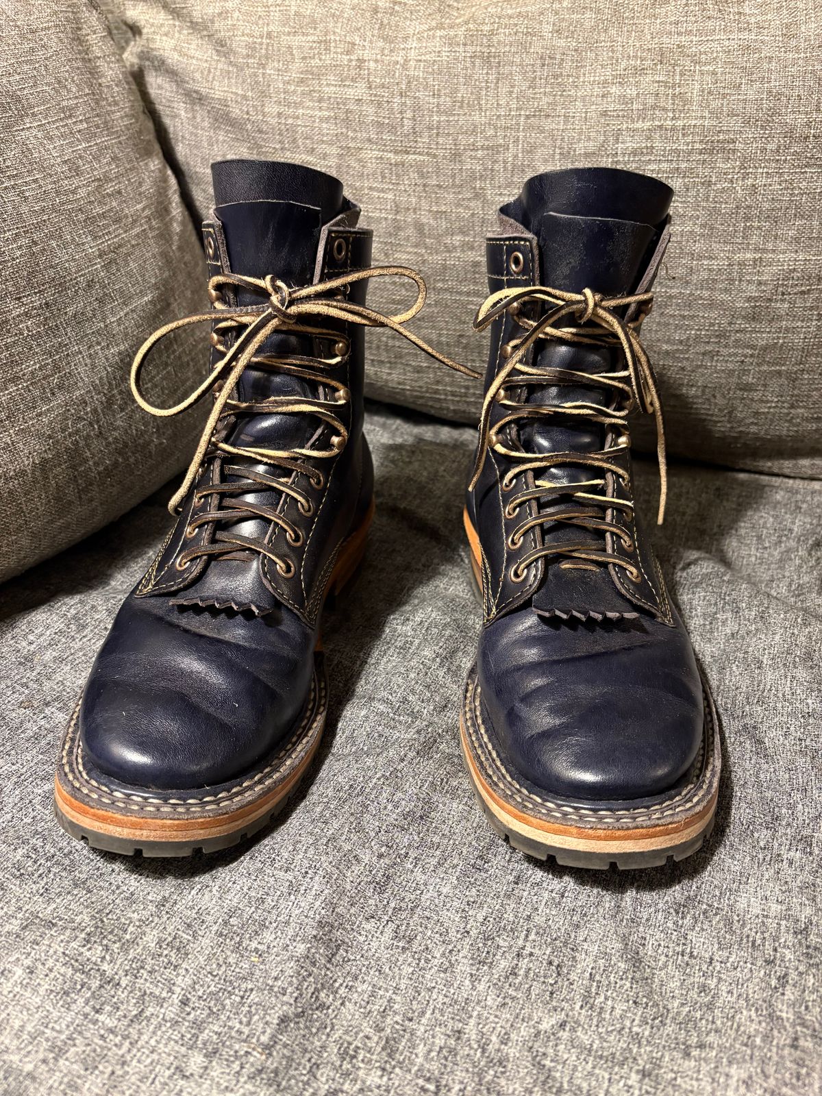 Photo by geckotrekker on February 5, 2026 of the White's Bounty Hunter in Maryam Navy Horsehide.