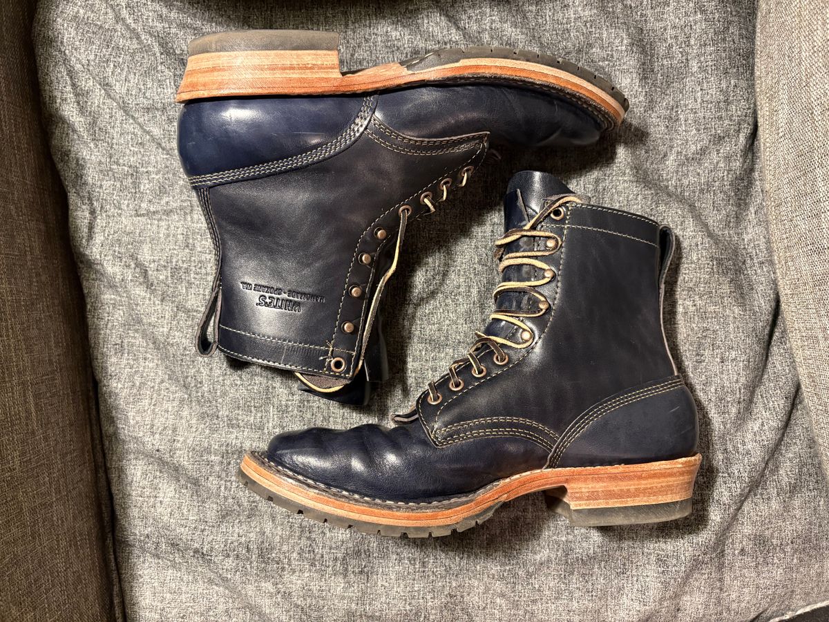 Photo by geckotrekker on March 4, 2026 of the White's Bounty Hunter in Maryam Navy Horsehide.