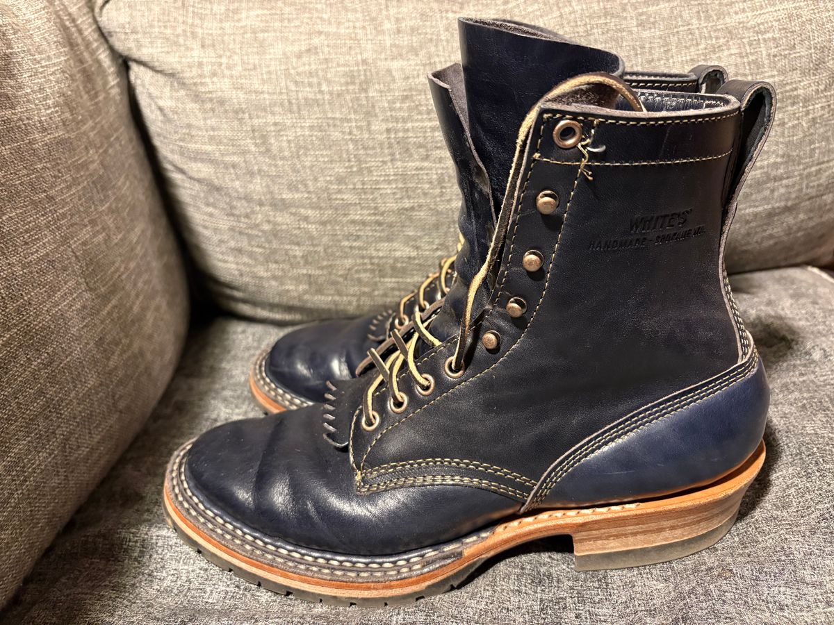 Photo by geckotrekker on March 4, 2026 of the White's Bounty Hunter in Maryam Navy Horsehide.