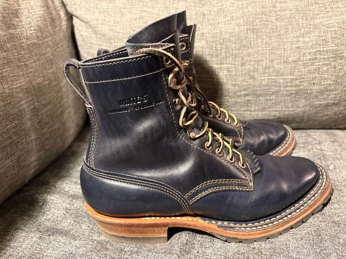 Photo by geckotrekker on March 4, 2026 of the White's Bounty Hunter in Maryam Navy Horsehide.