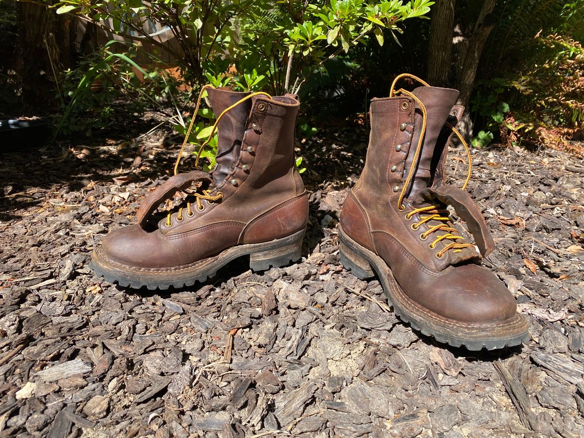 Photo by geckotrekker on July 18, 2025 of the White's Farmer/Rancher in Brown Distress.
