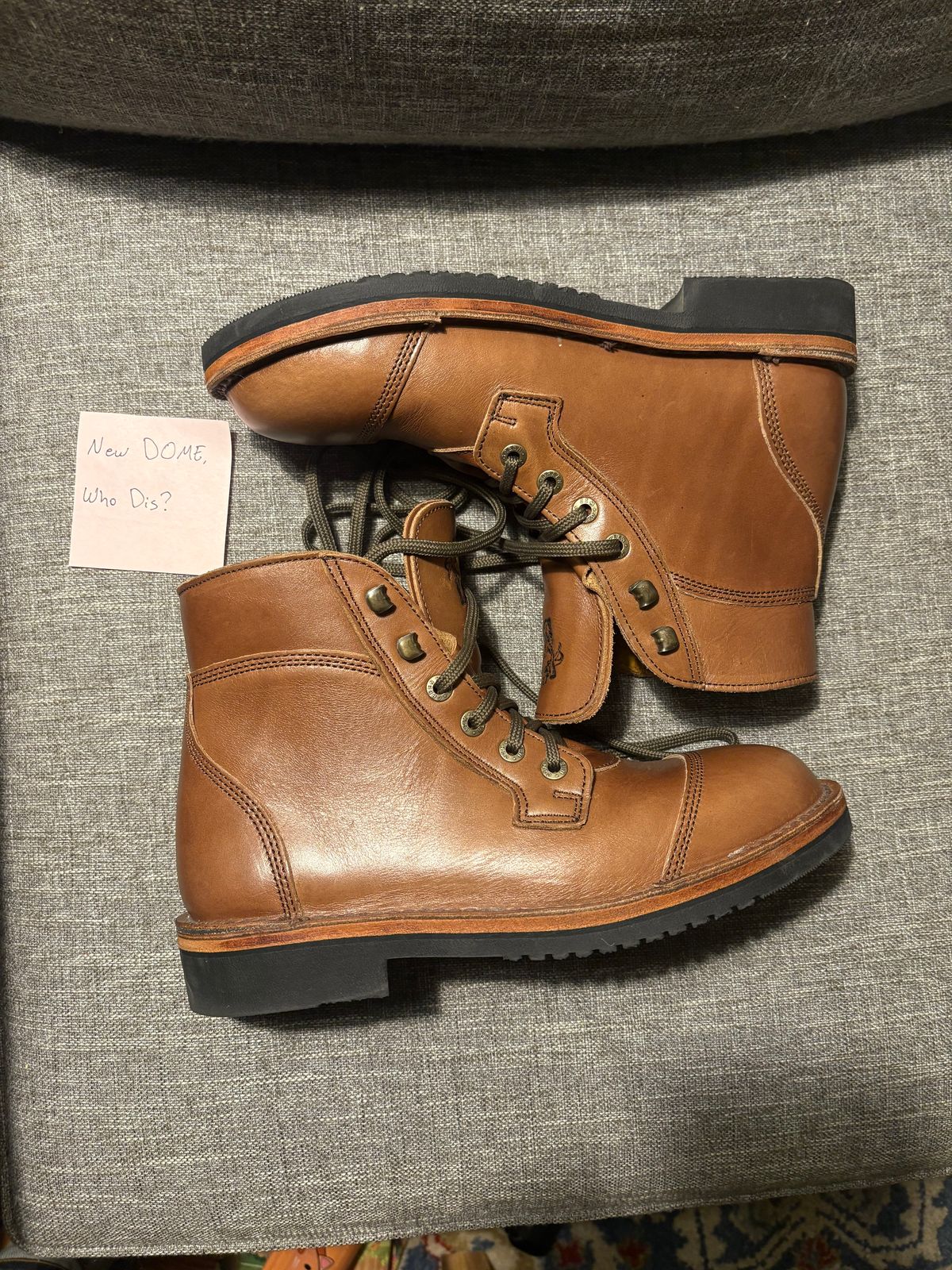 Photo by geckotrekker on October 1, 2025 of the Jim Green Numzaan in Jim Green Natural Veg Retan.