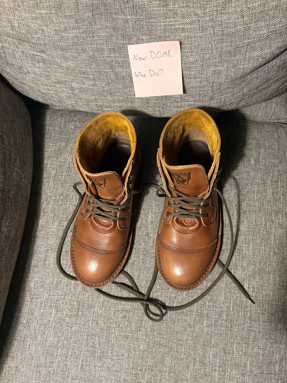 Photo by geckotrekker on October 1, 2025 of the Jim Green Numzaan in Jim Green Natural Veg Retan.