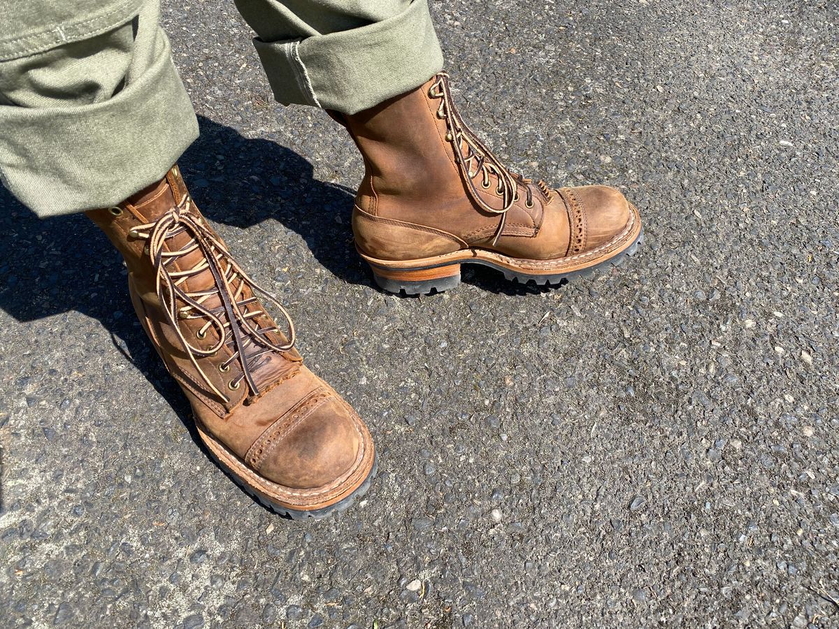 Photo by geckotrekker on April 24, 2025 of the White's Farmer/Rancher in Brown Distress.