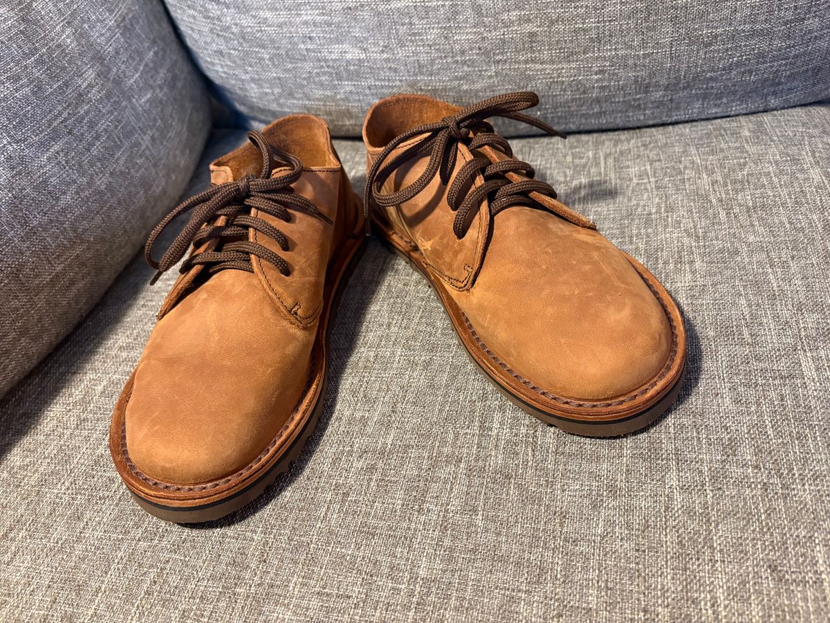 Photo by geckotrekker on April 3, 2026 of the Jim Green Barefoot Shoelli in Fudge Crazy Horse.