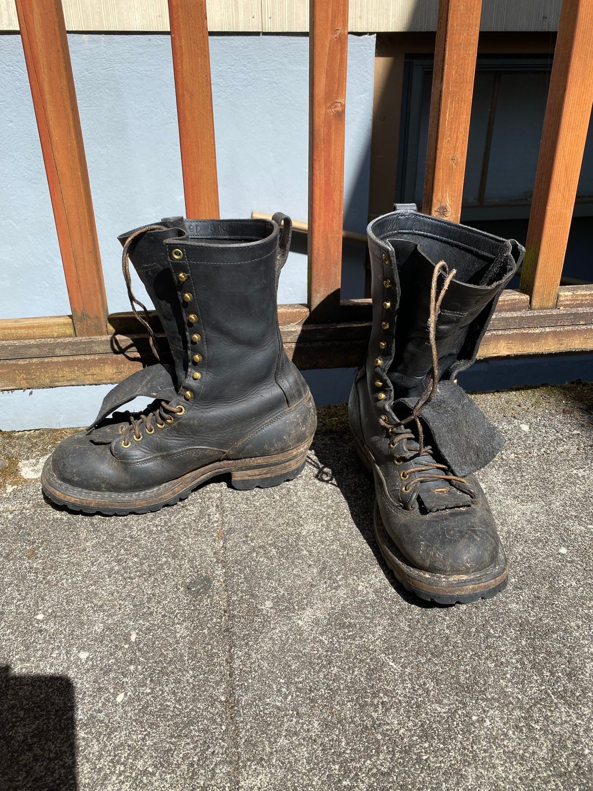 Photo by geckotrekker on July 18, 2025 of the White's Smokejumper in Seidel Black Oil Tan.