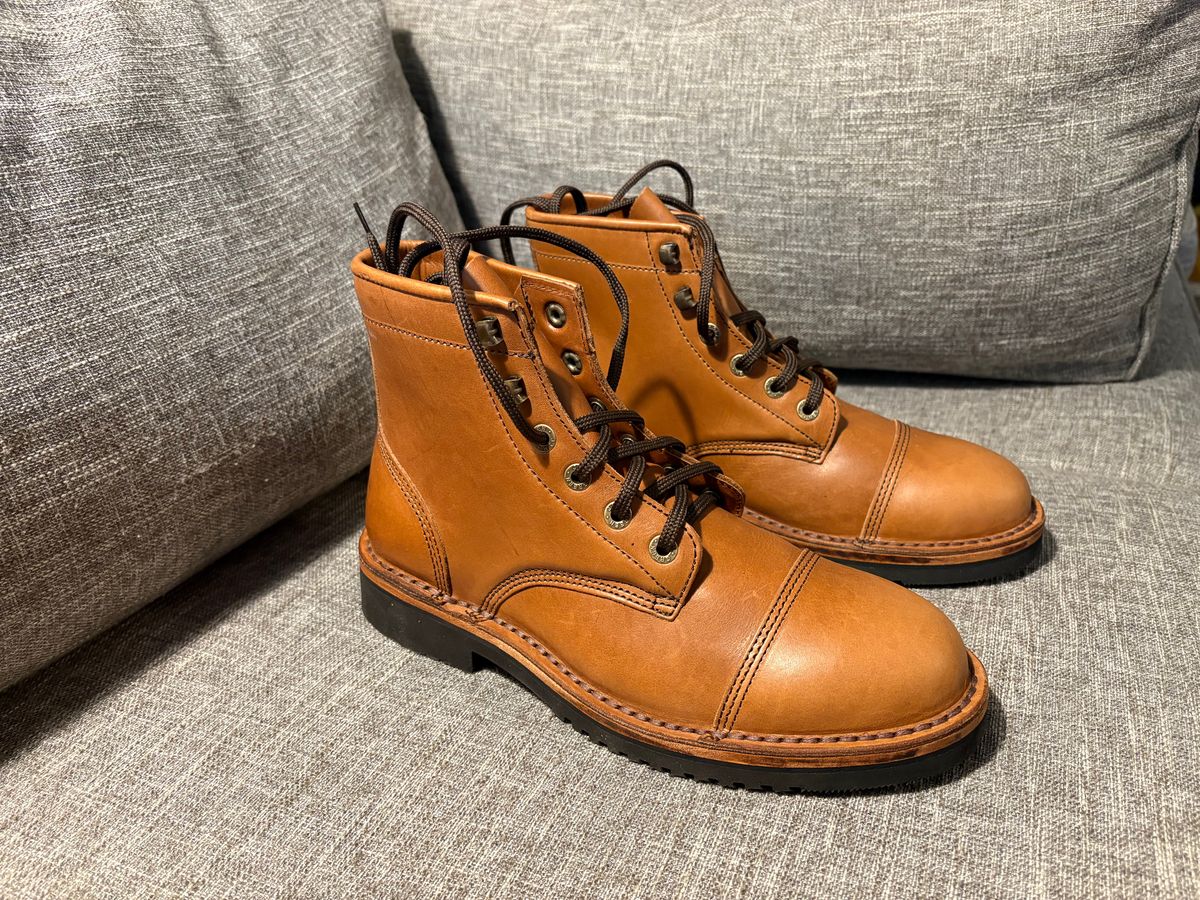 Photo by geckotrekker on January 30, 2026 of the Jim Green 719 in Rust Veg Retan.