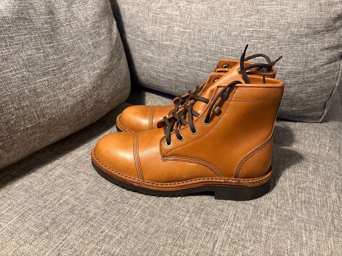 Photo by geckotrekker on January 30, 2026 of the Jim Green 719 in Rust Veg Retan.