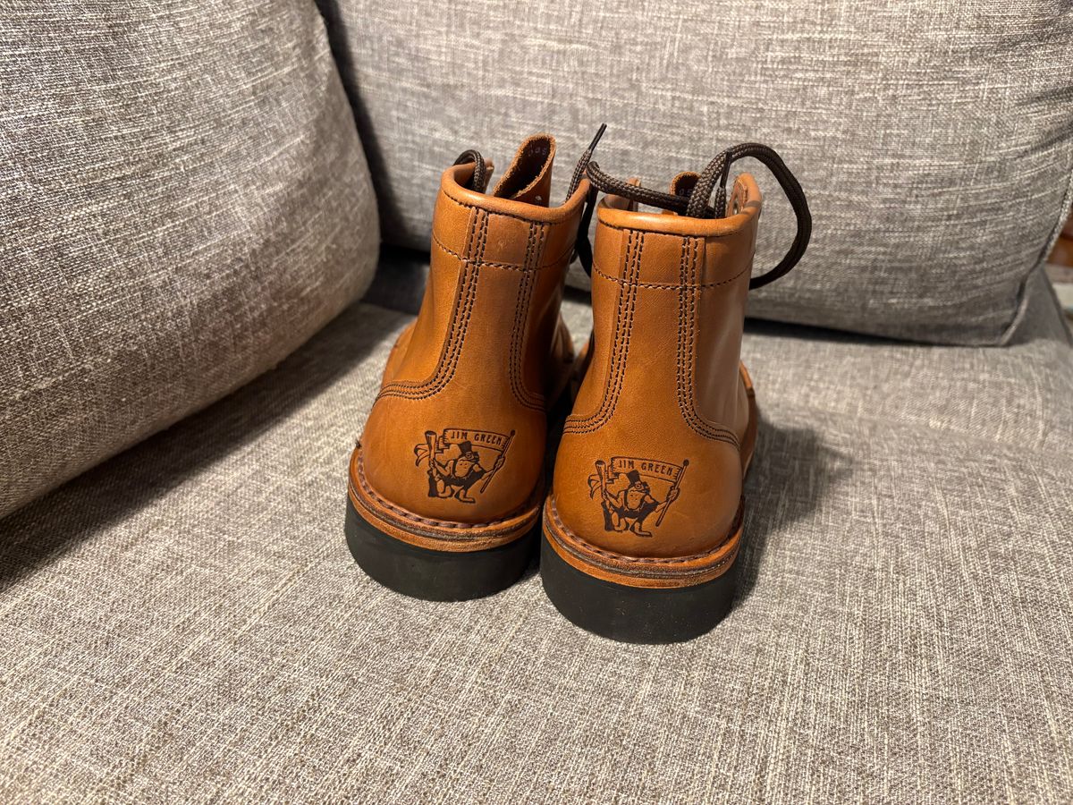 Photo by geckotrekker on January 30, 2026 of the Jim Green 719 in Rust Veg Retan.