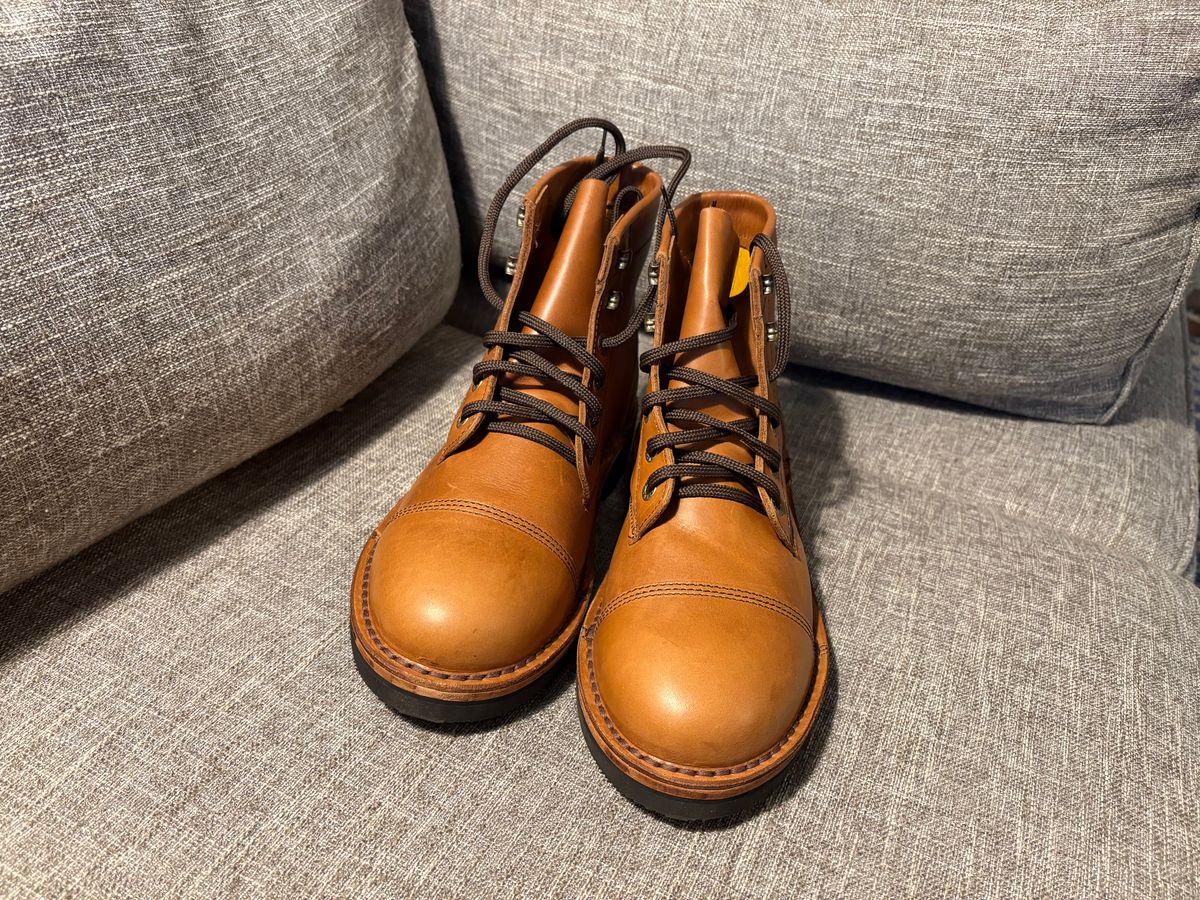 Photo by geckotrekker on January 30, 2026 of the Jim Green 719 in Rust Veg Retan.