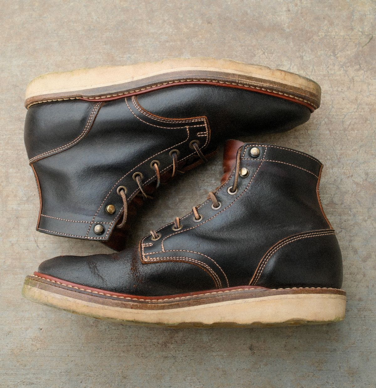 Photo by danielc on March 25, 2026 of the Truman MTO in Horween Java Waxed Flesh.