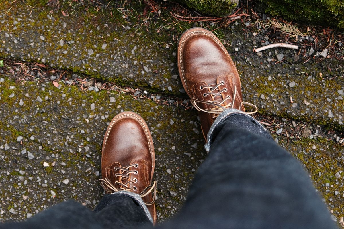Photo by danielc on February 15, 2026 of the White's 350 Cruiser in Horween Cinnamon Waxed Flesh.