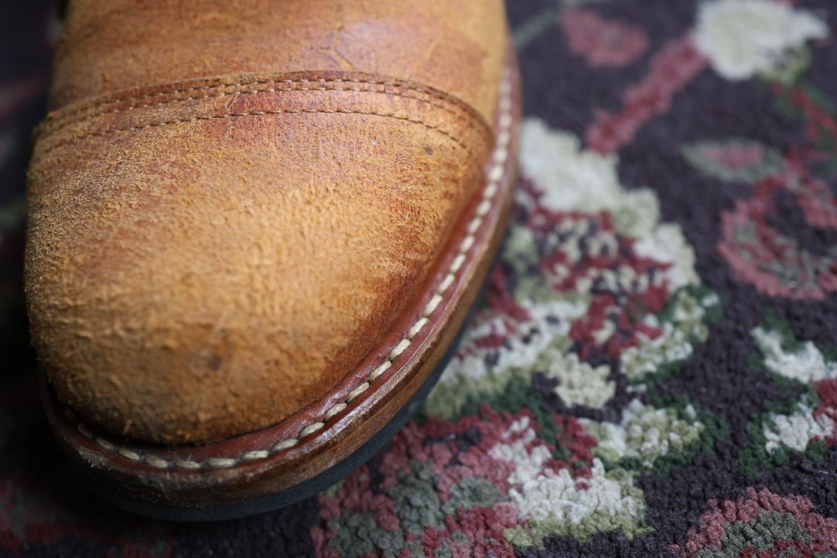Photo by danielc on February 20, 2026 of the Truman Cap Toe Boot in C.F. Stead Coach Rambler.