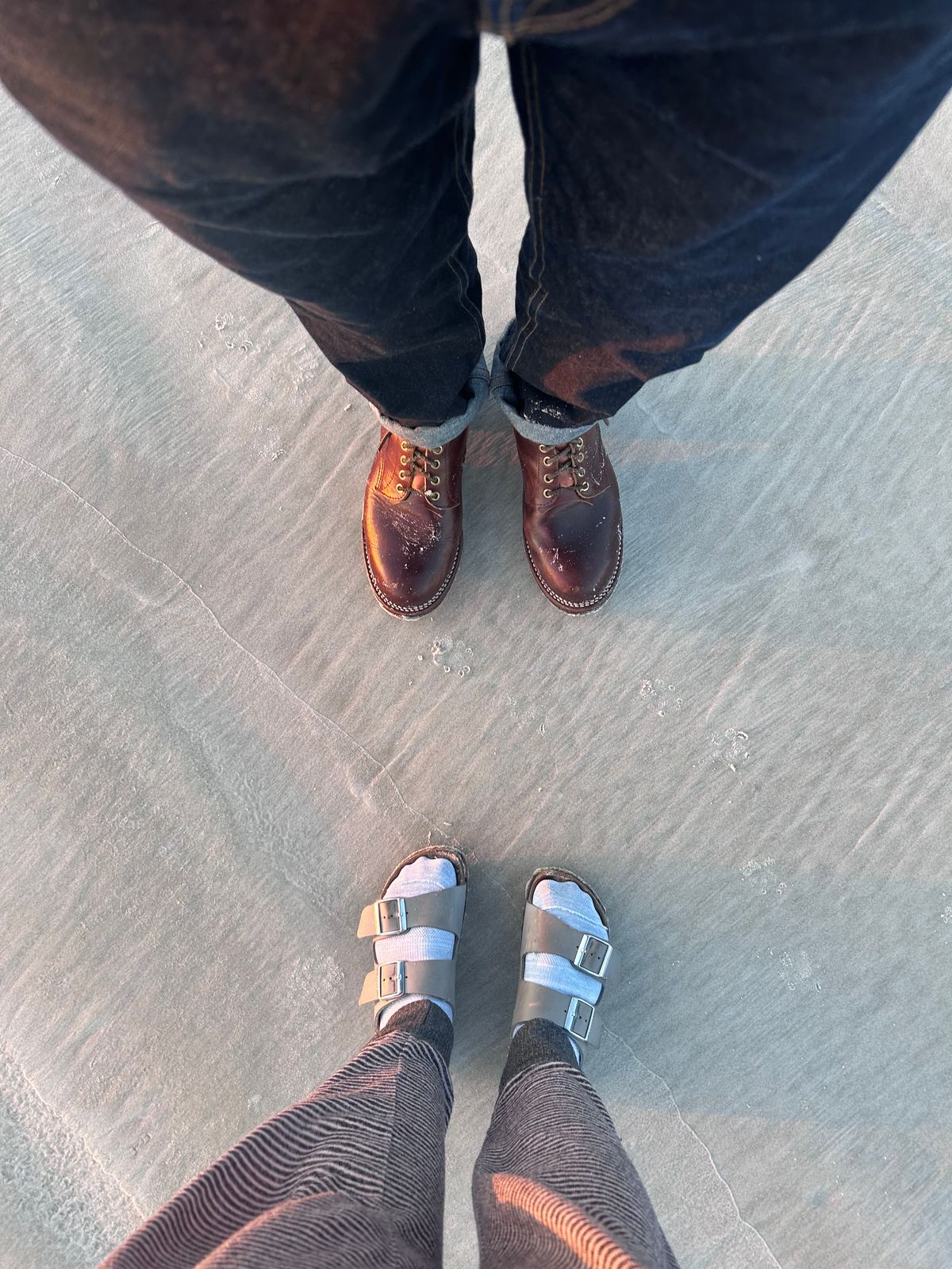 Photo by MrStudabaker on December 25, 2025 of the John Lofgren Steel Gang Boots in Dark Brown Shinki Horsebutt.