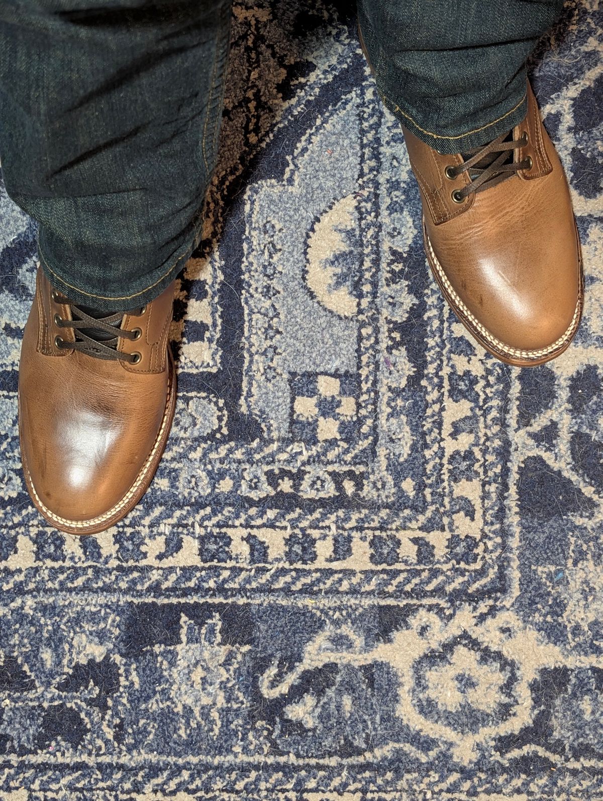 Photo by lemonpeak on August 8, 2025 of the Oak Street Bootmakers Storm Boot in Horween Natural Chromexcel.