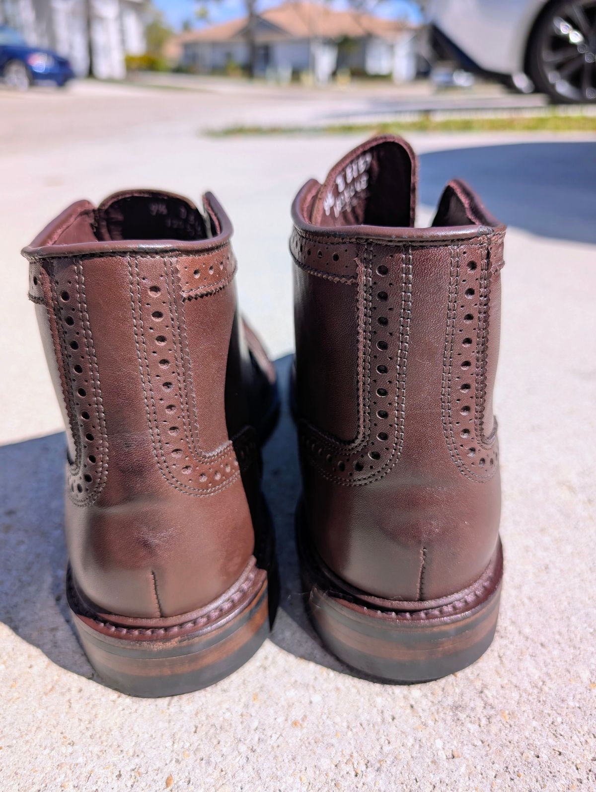 Photo by lemonpeak on February 16, 2026 of the Allen Edmonds Hamilton in Allen Edmonds Brown.