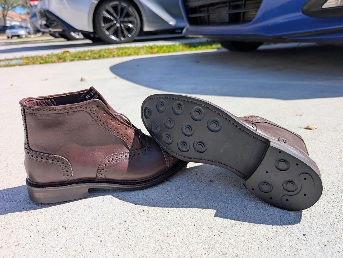 Photo by lemonpeak on February 16, 2026 of the Allen Edmonds Hamilton in Allen Edmonds Brown.