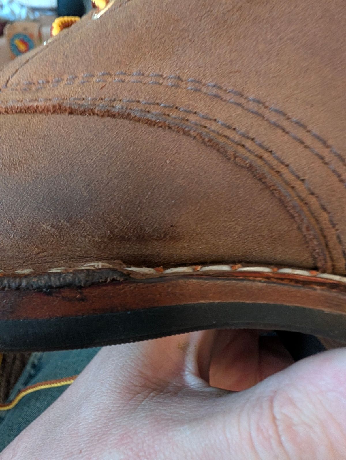 Photo by dohyde34 on March 30, 2026 of the White's Stockman in Seidel Distressed Smooth.