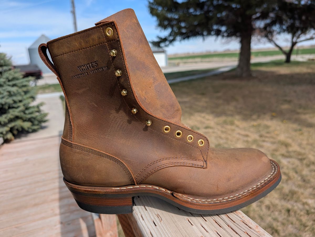 Photo by dohyde34 on March 30, 2026 of the White's Stockman in Seidel Distressed Smooth.